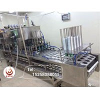 塑料杯裝豆?jié){灌裝封口機 豆?jié){包裝機 塑料杯包裝機圖片_高清圖_細(xì)節(jié)圖-溫州市甌海梧田進(jìn)誠機械廠 -